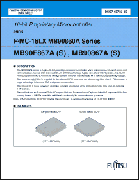 Click here to download MB90F867APFV Datasheet