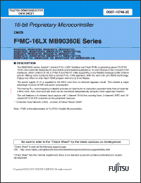 Click here to download MB90362E Datasheet