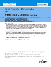 Click here to download MB90367TE Datasheet