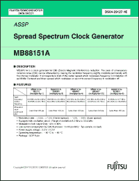 Click here to download MB88151A-500 Datasheet