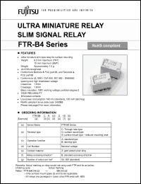 Click here to download FTR-B4CB006Z-B05 Datasheet