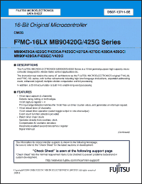 Click here to download MB90428GCPMC Datasheet