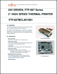 Click here to download FTP-627MCL401 Datasheet