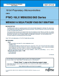 Click here to download MB90568 Datasheet