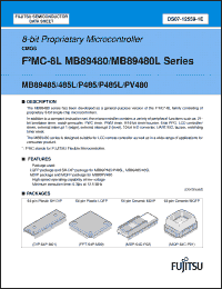 Click here to download MB89485PFM Datasheet