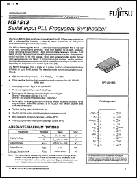 Click here to download MB1513PFV Datasheet