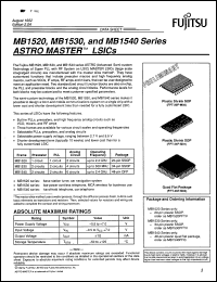 Click here to download MB1540PFQ Datasheet