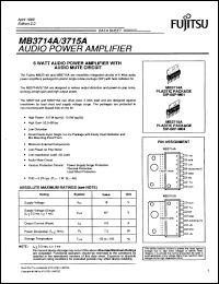 Click here to download MB3715APS Datasheet