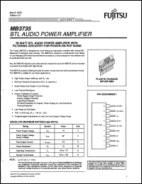 Click here to download MB3735PS Datasheet
