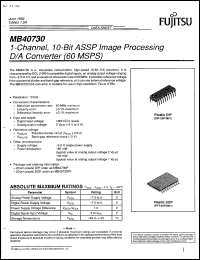 Click here to download MB40730P Datasheet