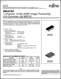 Click here to download MB40760PF Datasheet