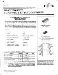 Click here to download MB40776P Datasheet
