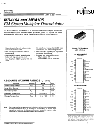 Click here to download MB4105P Datasheet