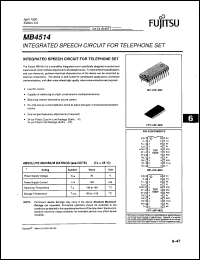 Click here to download MB4514P Datasheet
