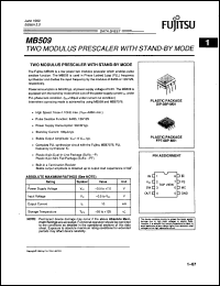 Click here to download MB509PF Datasheet