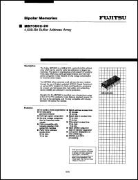 Click here to download MB70802-20C Datasheet