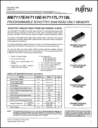 Click here to download MB7117LZ Datasheet