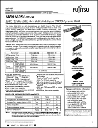 Click here to download MB818251-70PFTR Datasheet