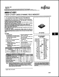 Click here to download MB81C1501-25PJ Datasheet