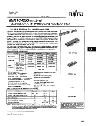 Click here to download MB81C4253-10PSZ Datasheet