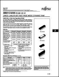 Click here to download MB81C4256-70LC Datasheet