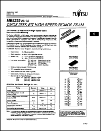 Click here to download MB8299-25PF Datasheet