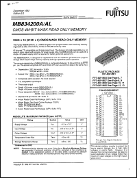 Click here to download MB834200AL40PFTN Datasheet