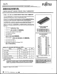 Click here to download MB838200-20PFTN Datasheet
