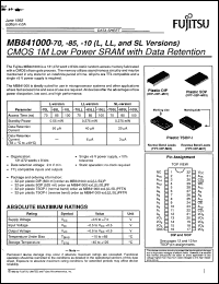 Click here to download MB841000-70LP Datasheet