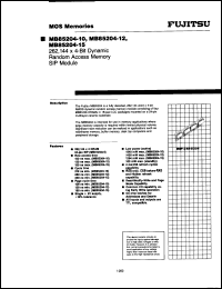 Click here to download MB85204-15ZC Datasheet