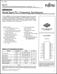 Click here to download MB86004 Datasheet