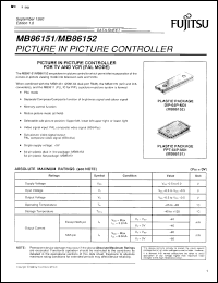 Click here to download MB86152 Datasheet
