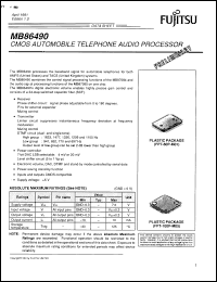 Click here to download MB86490PF80 Datasheet