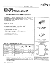 Click here to download MB87002PF Datasheet