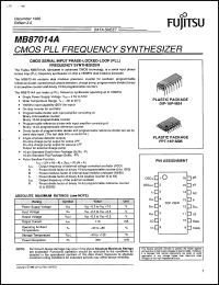 Click here to download MB87014APF Datasheet
