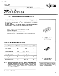 Click here to download MB87017APF Datasheet