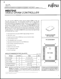 Click here to download MB87045PF Datasheet
