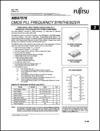 Click here to download MB87076P Datasheet