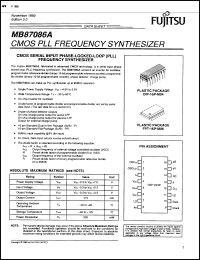 Click here to download MB87086AP Datasheet