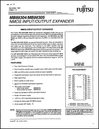 Click here to download MB88305P Datasheet
