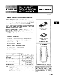 Click here to download MBM100484A8ZF Datasheet