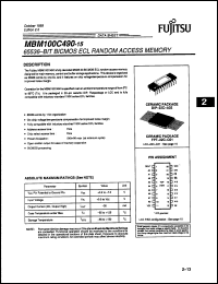 Click here to download MBM100C490-15ZF Datasheet