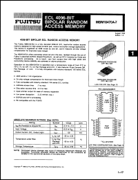 Click here to download MBM10470A7ZF Datasheet