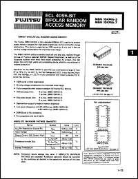 Click here to download MBM10474A5ZF Datasheet