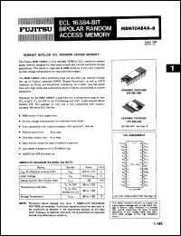 Click here to download MBM10484-15ZF Datasheet