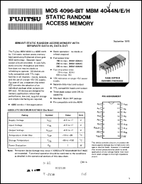 Click here to download MBM4044HC Datasheet