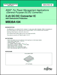 Click here to download MB39A104PFV Datasheet