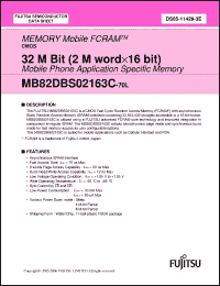 Click here to download MB82DBS02163C-70L Datasheet
