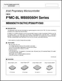Click here to download MB89P568PFM-101 Datasheet