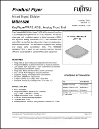 Click here to download MB86626 Datasheet
